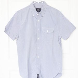 Abercrombie Short Sleeve Button Oxford Shirt